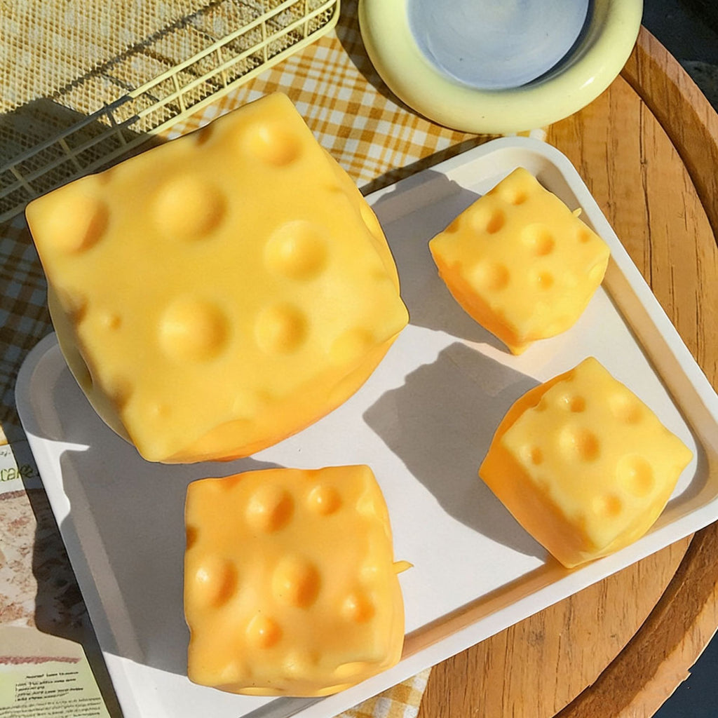 Cheese Cube squishy by Squishdom