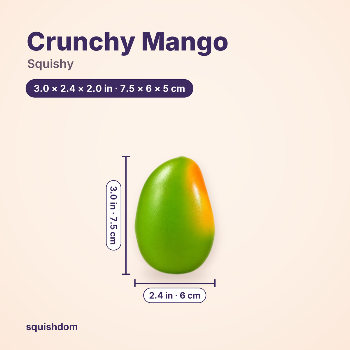 Crunchy Mango Squishy by Squishdom