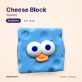 Cheese Block Squishy by Squishdom