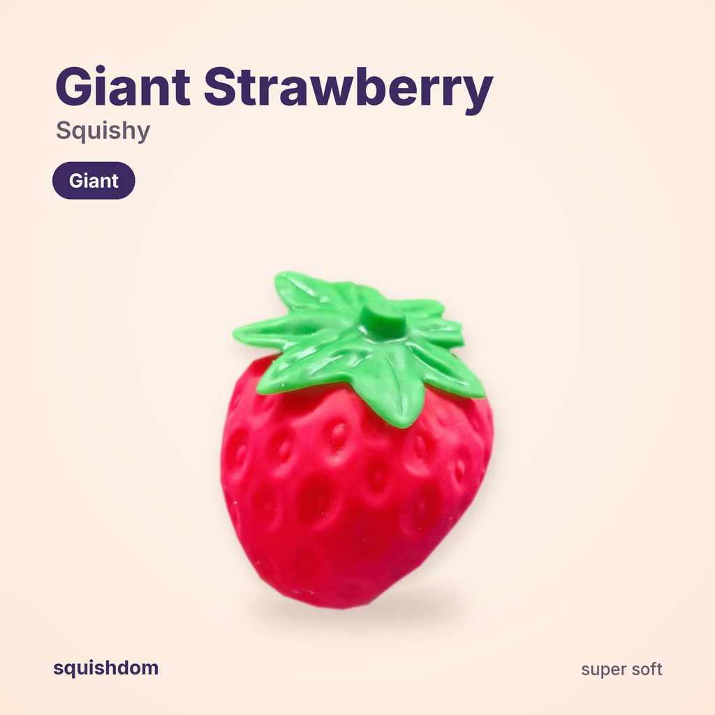 Giant Strawberry Squishy by Squishdom
