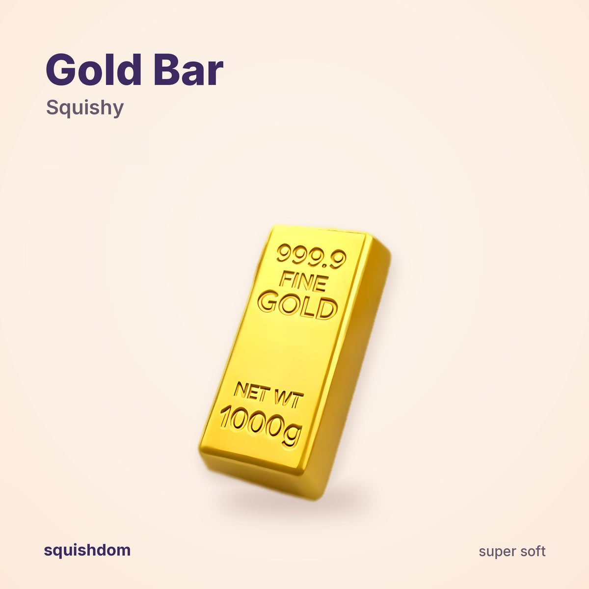 Gold Bar Squishy