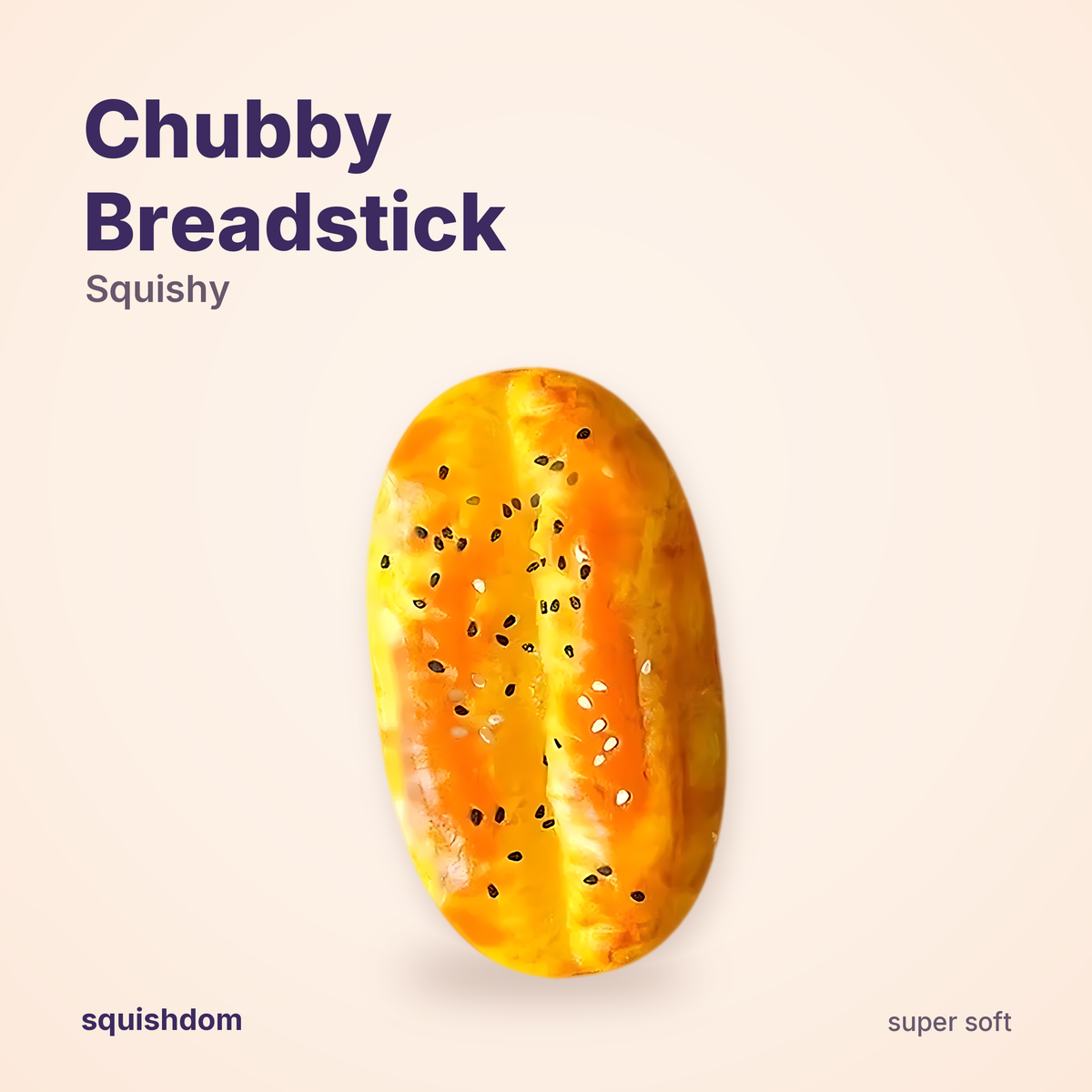 Chubby Breadstick Squishy by Squishdom