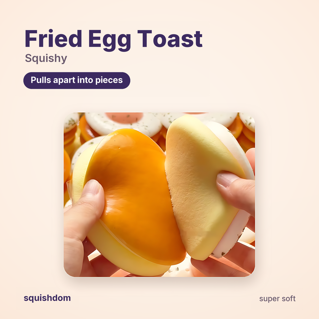 Fried Egg Toast Stack by Squishdom