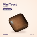 Mini Toast Squishy Dark Chocolate by Squishdom