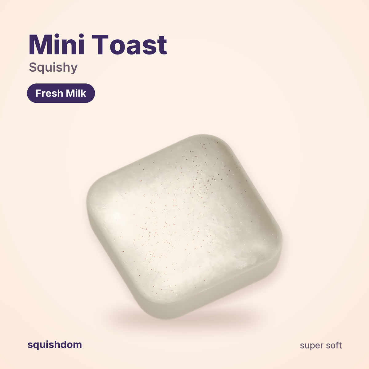 Mini Toast Squishy Fresh Milk by Squishdom
