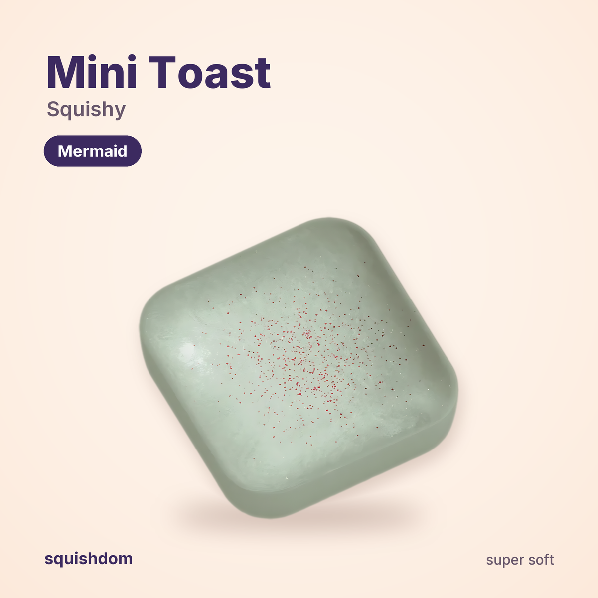 Mini Toast Squishy Mermaid by Squishdom