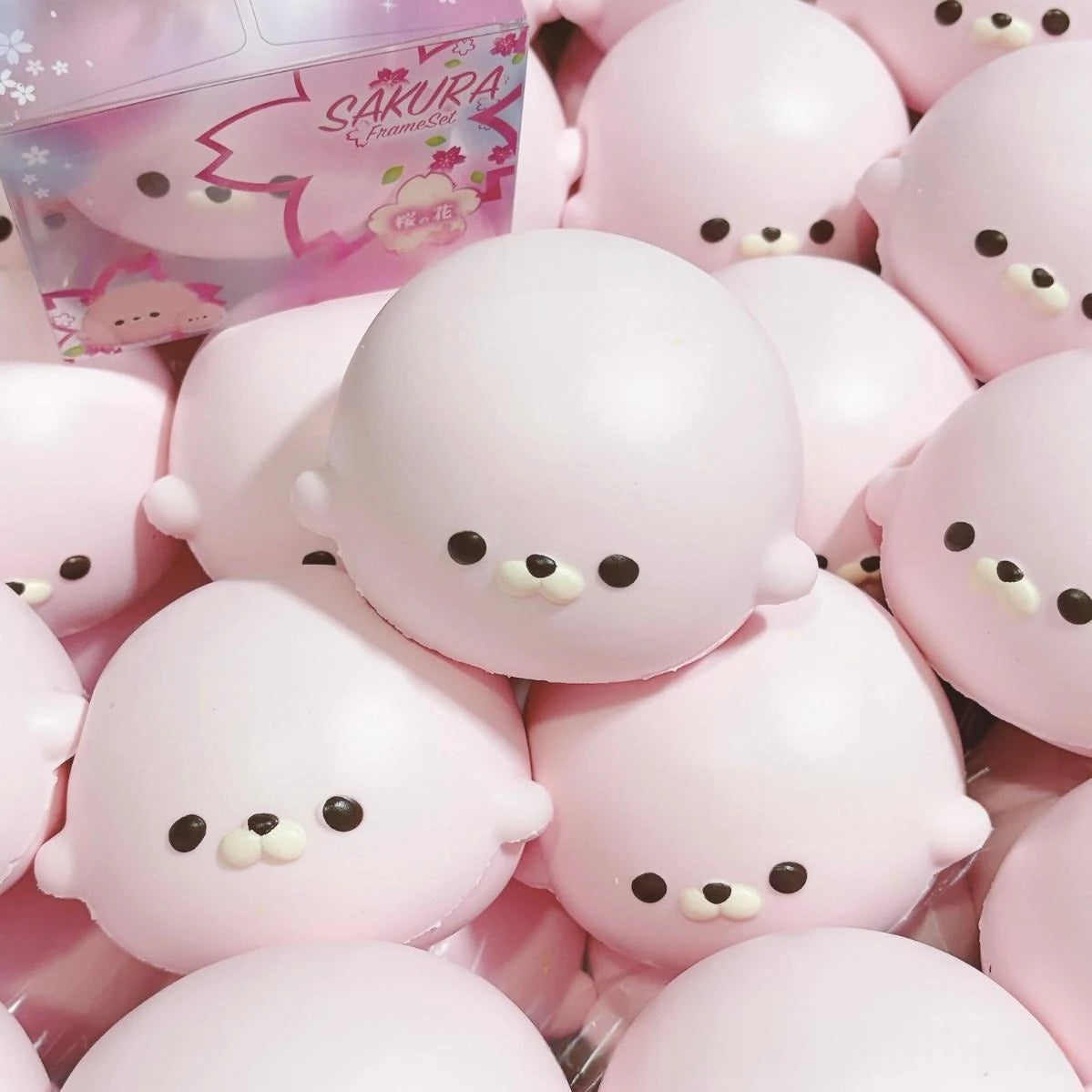 Seal Dumpling Squishy photo · Pink · by Squishdom