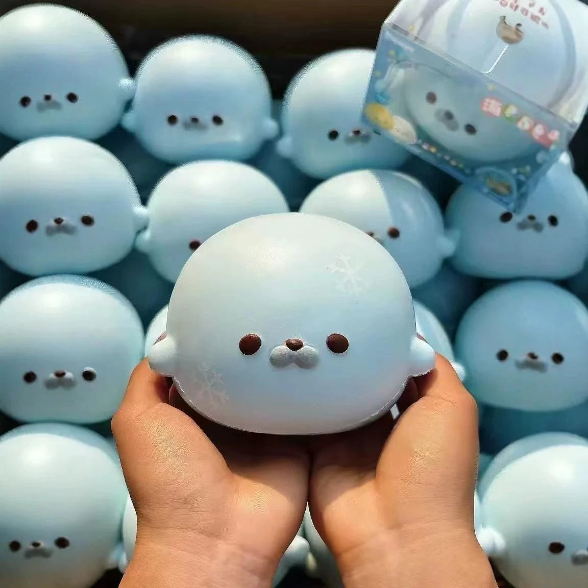 Seal Dumpling Squishy photo · Blue · by Squishdom