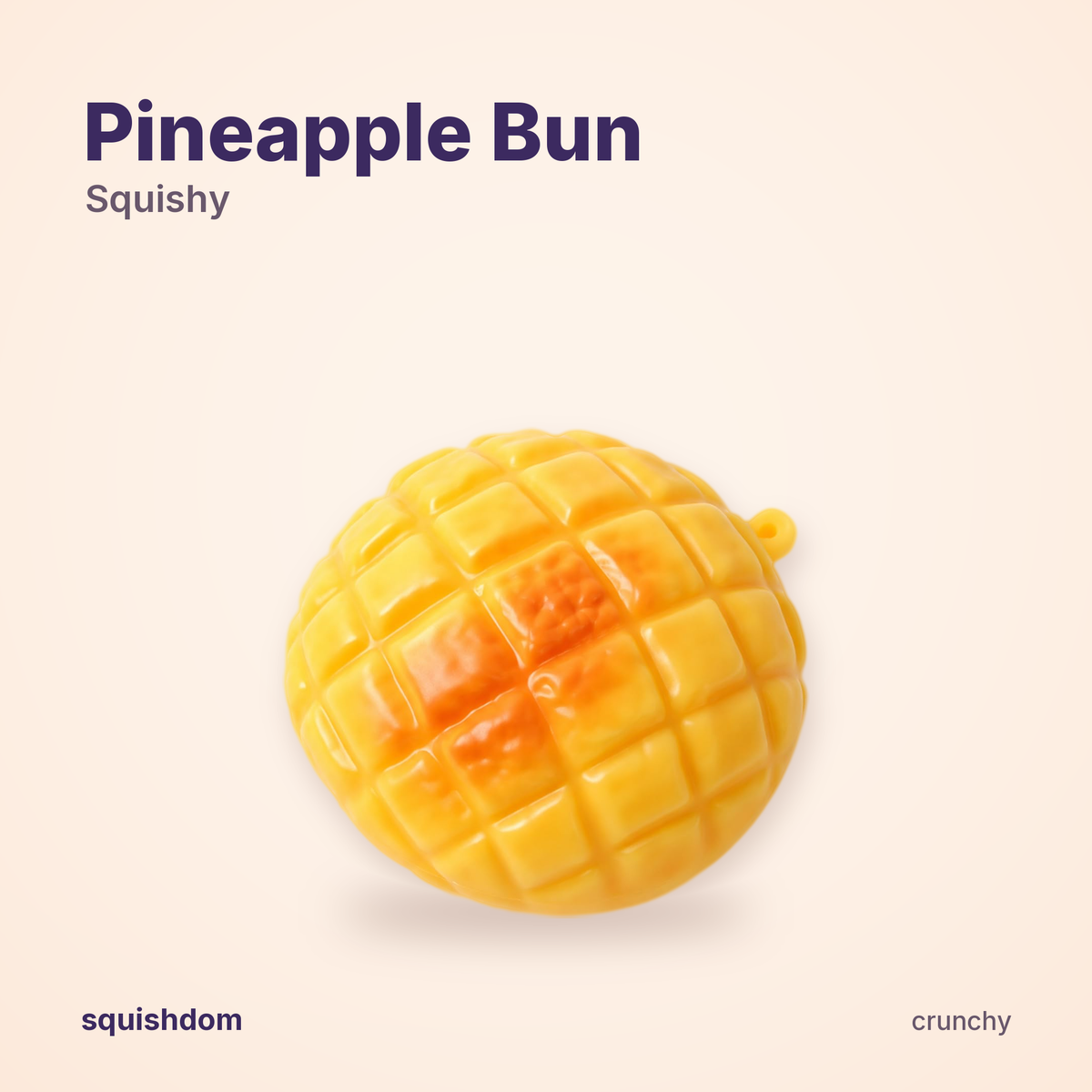 Crunchy Pineapple Bun Squishy by Squishdom