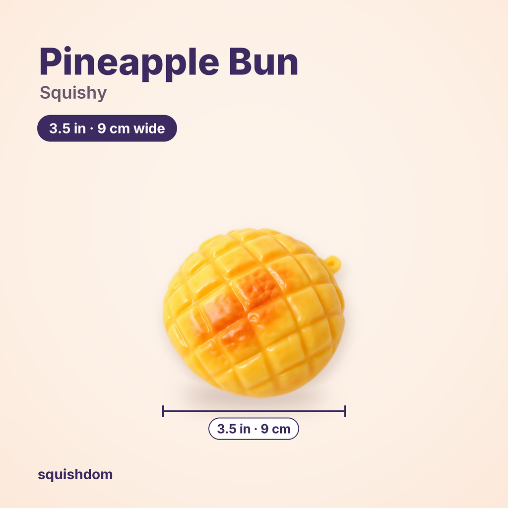Crunchy Pineapple Bun Squishy by Squishdom