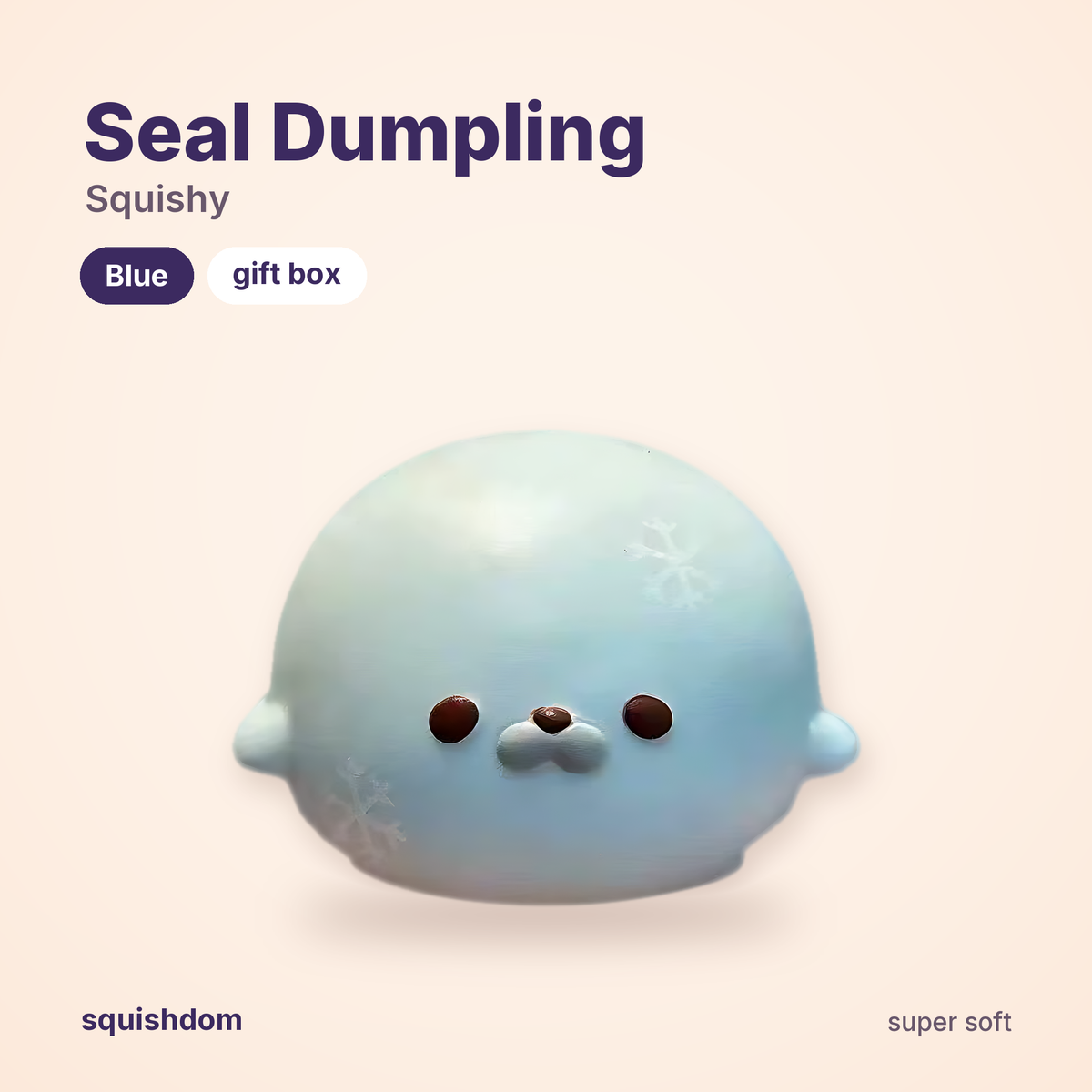 Seal Dumpling Squishy by Squishdom