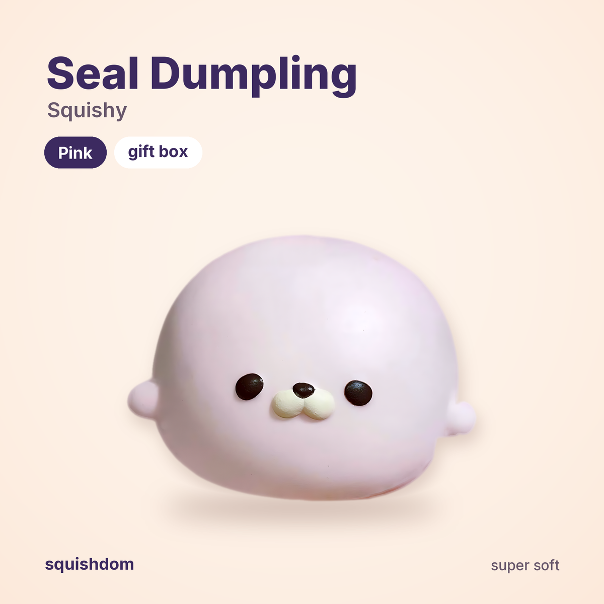 Seal Dumpling Squishy by Squishdom