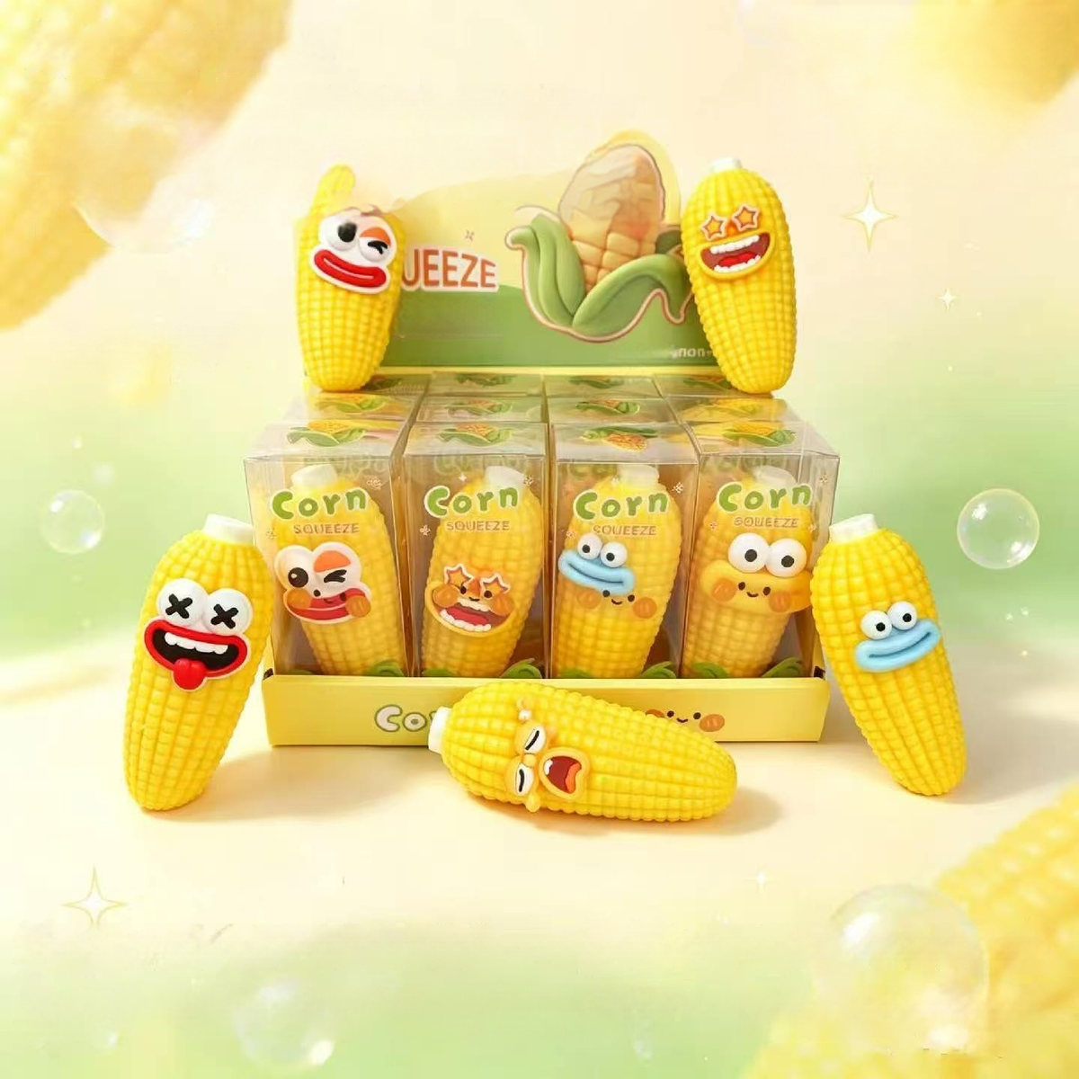 Squeaky Squishies Emoji Corn by Squishdom